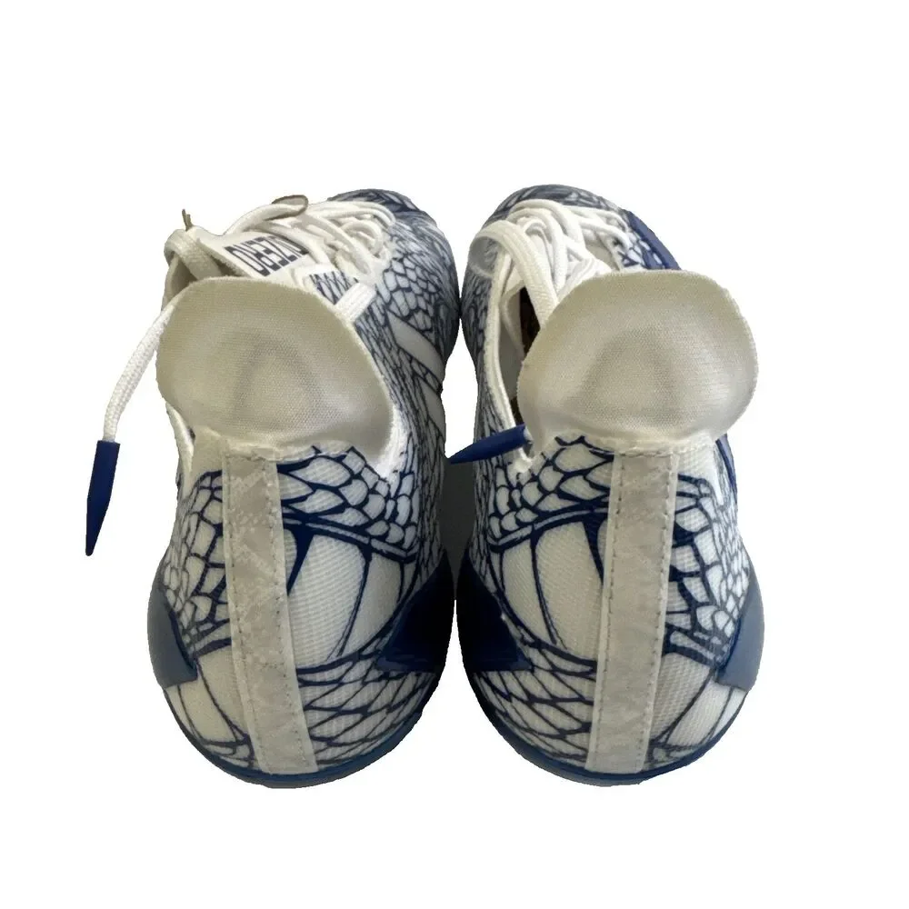 Adidas Adizero Electric II Football Cleats Blue White  IH8569 Men’s Size 10.5 - Picture 13 of 14